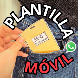 móvil del papel en bolsillo